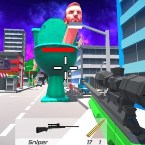 Skibidi Toilet FPS Shooting Survival